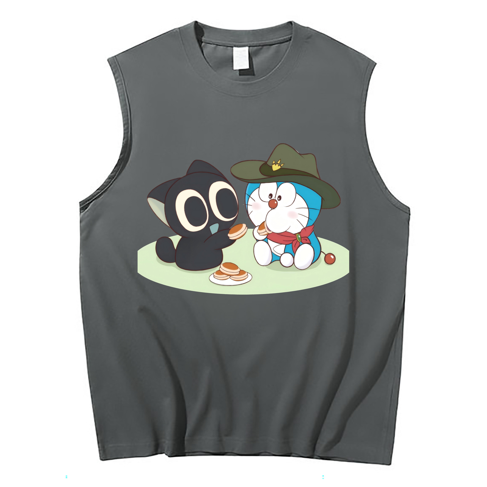 （画像用） ドラえもん Doraemon コットン100％タンクトップ（フロントプリント）